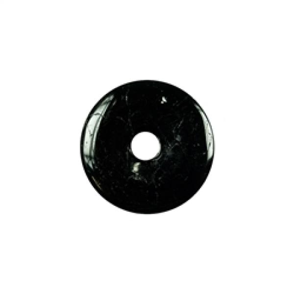 Schörl Donut 30mm – Schutz & Eleganz aus Schwarzem Turmalin